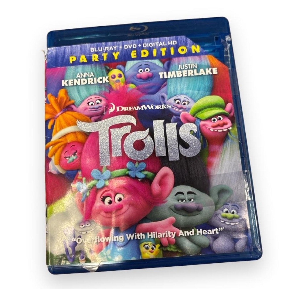 DreamWorks Trolls Party Edition Blu-ray DVD Digital HD Anna Kendrick Movie